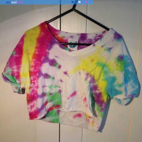 tie die crop top